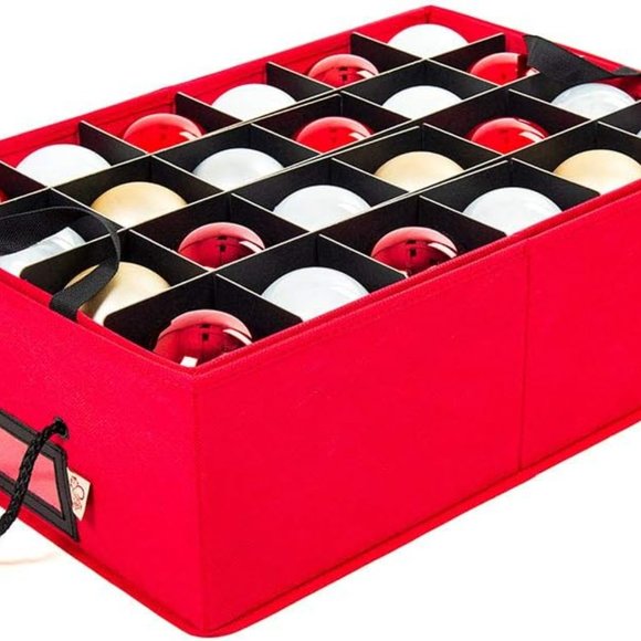 Bags [Christmas Ornament Storage Box with Dividers] - (Holds 48 Ornaments‎ - Picture 7 of 9